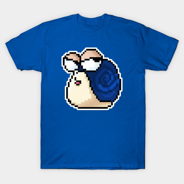 Pixel Snail T-Shirt by nochi